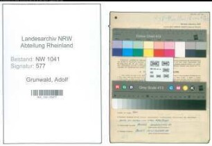 Entnazifizierung Adolf Grunwald , geb. 12.07.1901 (Konstrukteur)