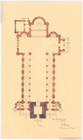 Sankt Nikolaus, Ankum: Grundriss 1:200