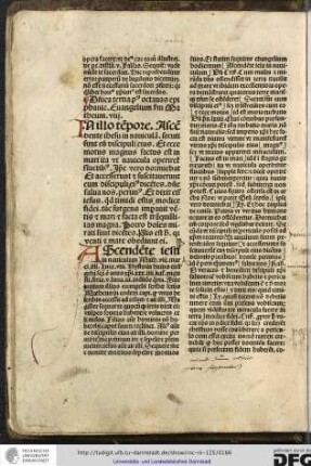 In illo tempore ascendente Ihesu in naviculam... Ante initium illius evangelii scribit sanctus Matheus in eodem capitulo quod unus describis...