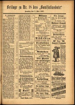 Zweite Ausgabe vom Sonntag, den 02. Mai 1897.
