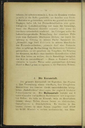 4. Die Kuranstalt
