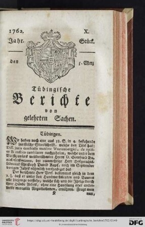 [X.-XIII. Stück] (Merz 1762)