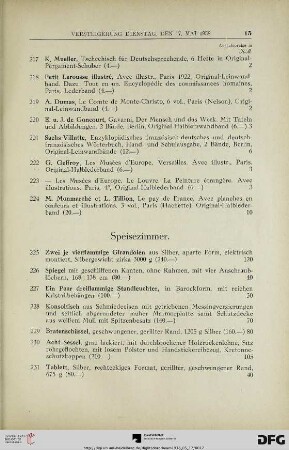 Speisezimmer (Nr. 225-264)