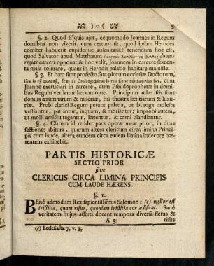 5-30, Partis Historicae Sectio Prior.