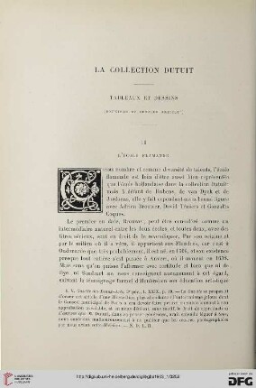3. Pér. 29.1903: Tableaux et dessins, 2 : la collection Dutuit
