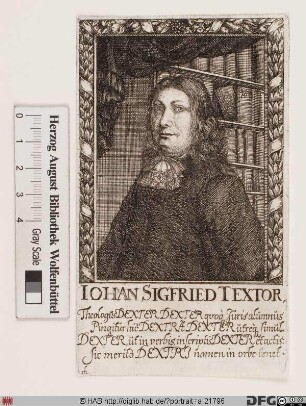 Bildnis Johann Siegfried Textor