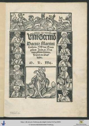 Ein Sermon Doctor Martini Luthers. Vff das Euangelion Joan.x. Von dem gutten hyrten