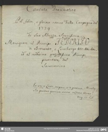 [Text:] Il giudizio d'Apolline