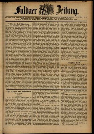 Ausgabe vom Dienstag, den 03. März 1885.