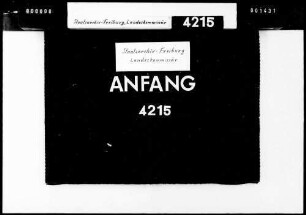 Errichtung einer freien Bäckerinnung für den Amtsgerichtsbezirk Konstanz