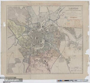 Leipzig und die im Osten angrenzenden Därfer