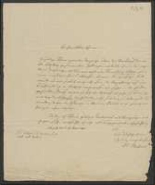 Brief von Meißner an August Emanuel Fürnrohr