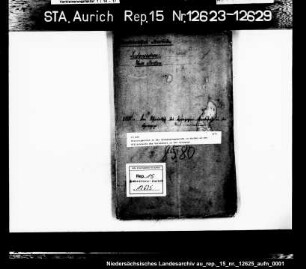 Streitigkeiten in der Synagogengemeinde in Norden um den Offizialsitz des Vorstehers in der Synagoge