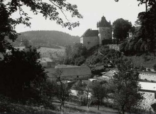 Liebstadt. Schloss Kuckuckstein (Wiederaufbau 15. Jh.). Blick von Südosten