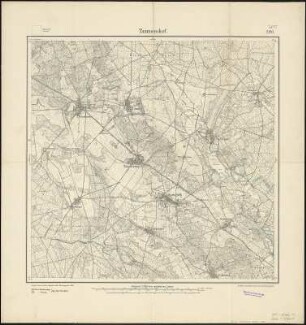 Meßtischblatt 2120 : Tammendorf, 1896 : Tammendorf. - Aufn. 1894. - 1:25000. - [Berlin]: Reichsamt für Landesaufnahme, 1896. - 1 Kt.