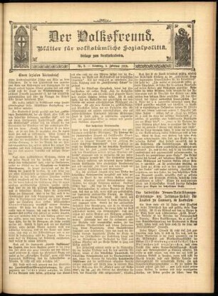 Ausgabe vom Sonntag, den 06. Februar 1910.