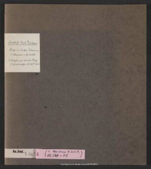 [Ausgewählte Briefe an den Rentamtmann Karl Preusker] - Mscr.Dresd.R.265.c = Mscr.Dresd.R.265.b,Bd.3,Bl.66-73