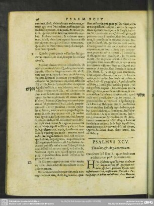 Psalmus XCV