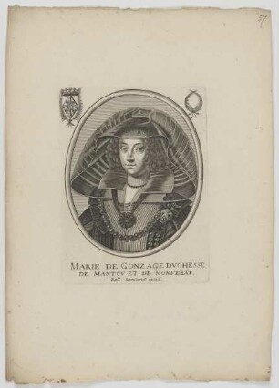 Bildnis der Marie de Gonzage, Herzogin von Mantua