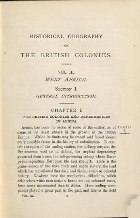 A historical geography of the British colonies, 3. West Africa