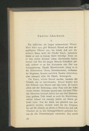 Zweiter Abschnitt.