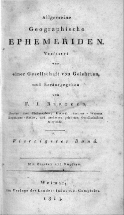 Geographische Ortsbestimmungen / Gesammelt von A. F. Götze