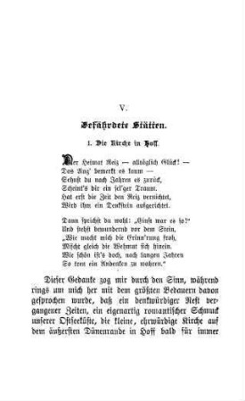 V. Gefährdete Stätten an der Ostseeküste