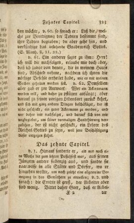 323-338, Das zehnte Capitel. - Das eilfte Capitel.