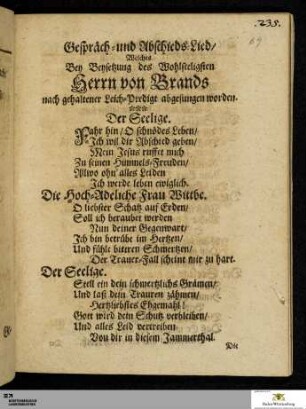 Gespräch- und Abschieds-Lied
