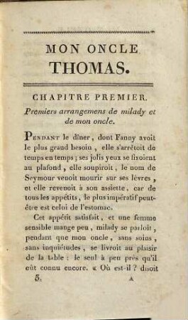 Mon oncle Thomas, 3