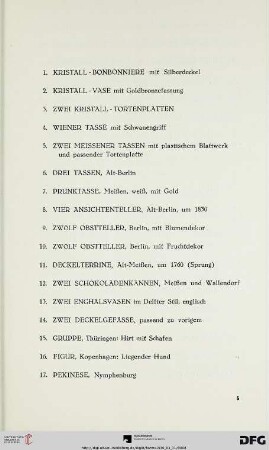 Wohnungs-Einrichtung, dabei Kunstbesitz (Nr. 1-311)