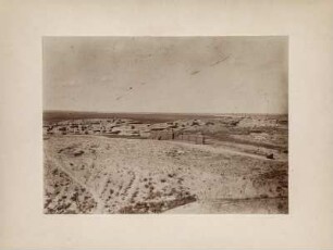 Blick über Assur : Blick über Ruinen der antiken Stadt Assur.