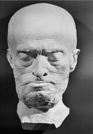 Adolph von Menzel : Totenmaske Adolph von Menzel (1315-1905)