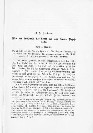 Erste Periode. Von den Anfängen der Stadt bis zum langen Rezeß. 1529.
