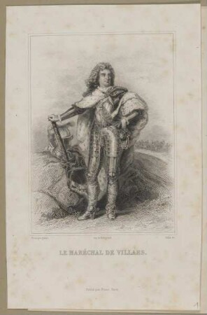 Bildnis des Claude Louis Hector de Villars