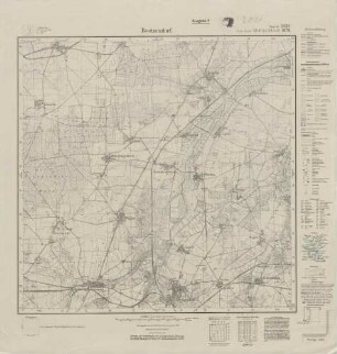 3232 (alte Nr.: 1679) Beetzendorf, Meßtischblatt (4cm - Karte)
