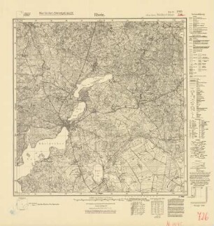 2095 (alte Nr.: 726) Rhein, Meßtischblatt (4cm - Karte)