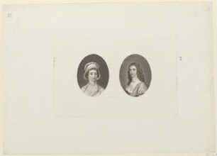 Bildnis der Charlotte Corday und Bildnis der Ninon von Lenclos