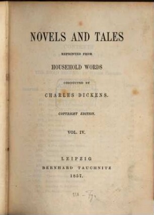 Novels and tales : reprinted from Household Words, 4. The dead secret (Kapitel I - XXI)