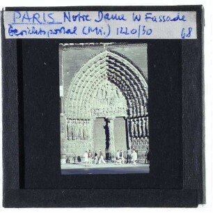 Paris, Kathedrale Notre-Dame de Paris,Paris, Notre Dame, Gerichtsportal : Westfassade, Gerichtsportal