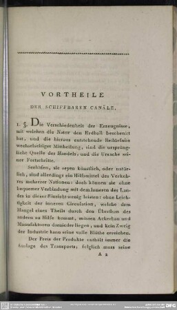 Vortheile der schiffbaren Canäle