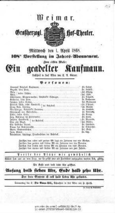 Ein geadelter Kaufmann