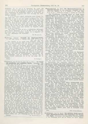 465 [Rezension] Seeberg, Reinhold, Grundriß der Dogmengeschichte. 5., verb. Aufl