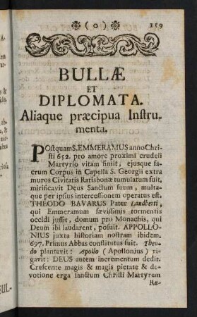 159-435, Bullae et Diplomata.