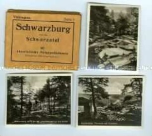 Fotomappe mit Ansichten aus Schwarzburg und dem Schwarzatal