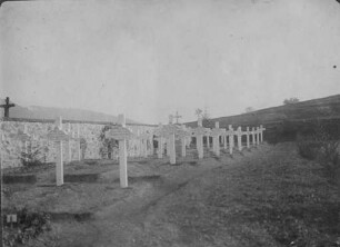 Erster Weltkrieg - "Kriegserinnerungen an Nordfrankreich und die Vogesen". "Kriegerfriedhof in La Claquette" (heute: La Broque/ Dép. Bas-Rhin)