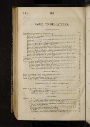Index to Despatches.