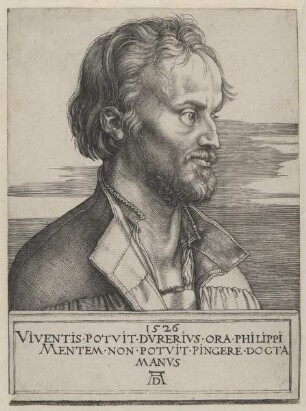 Bildnis des Philippvs Mentem (eig. Philipp Melanchthon)