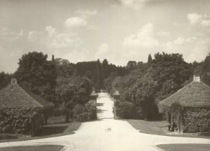 Schloss Moritzburg. Blick von der Schlossterrasse nach Norden