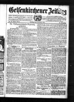 Gelsenkirchener Zeitung. 1902-1940